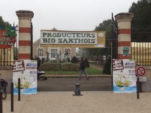 Entrée marcher bio usine eau Le Mans 2015