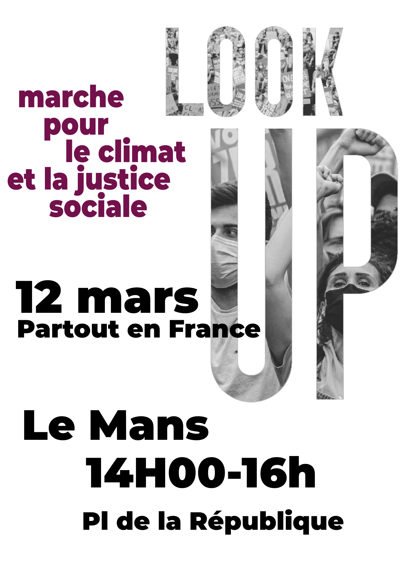 « Look up » – Marche pour le climat et la justice sociale (12/3/22 ...